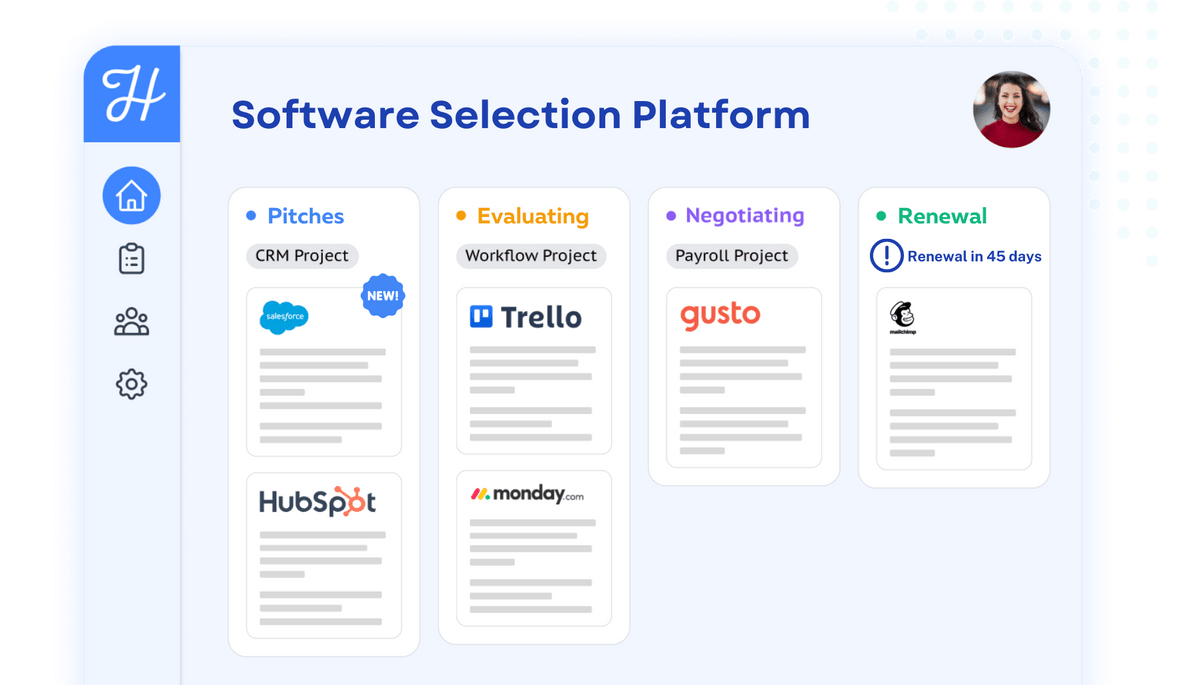 Software selection platform